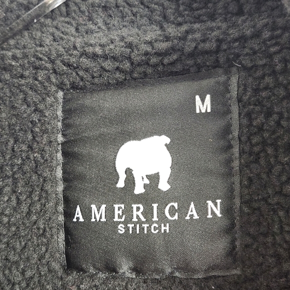 AMERICAN Stitch Hooded Thick Sweater Jacket Size: M - Picture 13 of 16